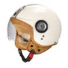 Casque Moto (VAE) Cratoni Milano Crème -Xxcycle Soldes Boutique casque moto vae cratoni milano creme