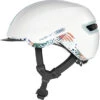 Casque Ville Abus Hud-Y Blanc Fleuri -Xxcycle Soldes Boutique casque ville abus hud y blanc fleuri