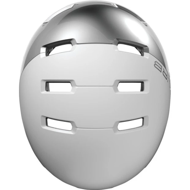 Casque Ville Abus Skurb ACE Argent/Blanc 2 Casque Ville Abus Skurb ACE Argent/Blanc – Image 2