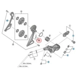 Chape Externe De Dérailleur Arrière Shimano Dura-Ace RD-R9100