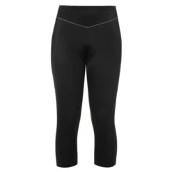 Corsaire Femme Vaude Active 3/4 Pants - Noir