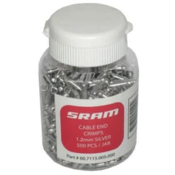 Embouts De Câble De Dérailleur SRAM PitStop Argent X500