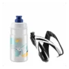 Kit Bidon + Porte-Bidon Elite CEO 350ml Noir/Transparent-Bleu