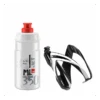Kit Bidon + Porte-Bidon Elite CEO 350ml Noir/Transparent-Rouge