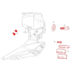 Kit De Pièces De Rechange Pour Dérailleur Avant SRAM Force ETap AXS