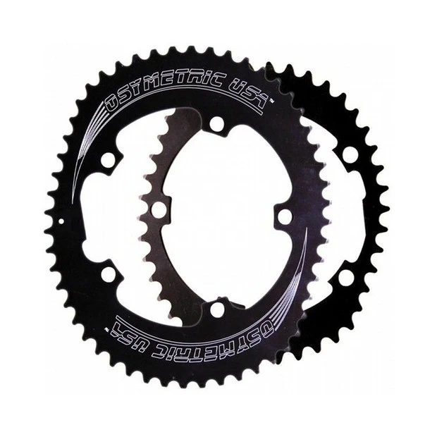 Kit Plateaux OSymetric Compact 110mm Campagnolo Noir 1 Kit Plateaux OSymetric Compact 110mm Campagnolo Noir