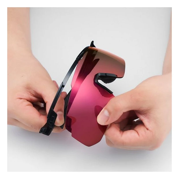 Lunettes Shimano S-Phyre 2 Rouge Métallique Verres Route 1 Lunettes Shimano S-Phyre 2 Rouge Métallique Verres Route