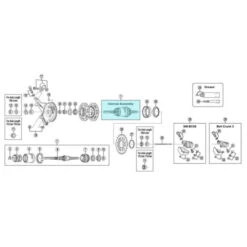 Mécanisme Interne Shimano Nexus 3 SG-3R40 170,3mm