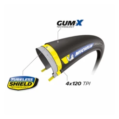 Pneu Route Michelin Power Cup Tubeless 700x25C -Xxcycle Soldes Boutique pneu route michelin power cup tubeless 700x25c 1