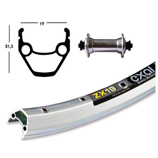 Roue Avant Exal / Shimano RM4026' (559-19) 1 Roue Avant Exal / Shimano RM4026' (559-19)