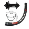 Dt-swiss Roue Avant VTT DT Swiss 466D 27,5" Moyeu XLC Evo