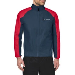 Veste De Pluie Vaude Men's Drop Jacket III Bleu Baltique/Rouge -Xxcycle Soldes Boutique veste de pluie vaude men s drop jacket iii bleu baltique rouge 2